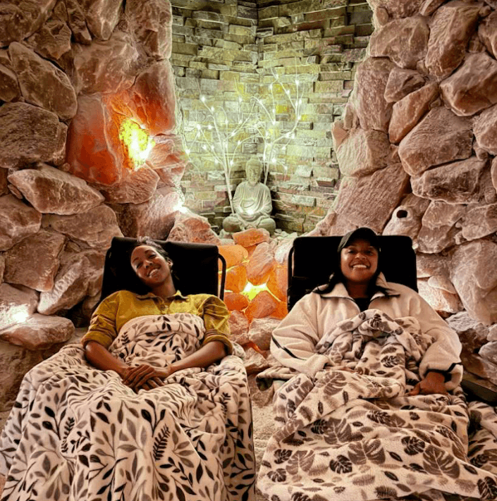 Private salt cave session in Bethesda